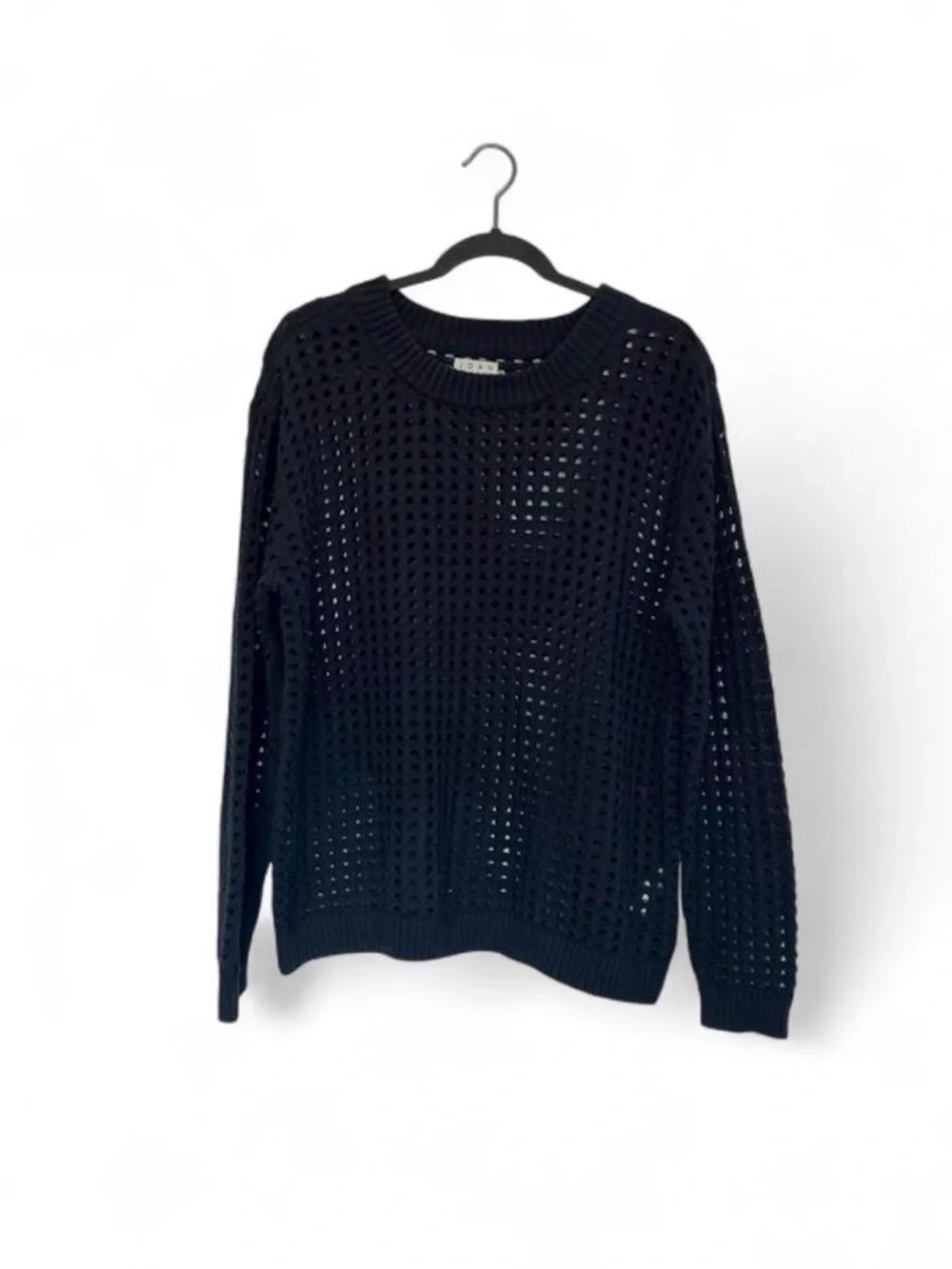 JOAN RIVERS Sweater Open Knit Oversized Whimsygoth Boxy Small